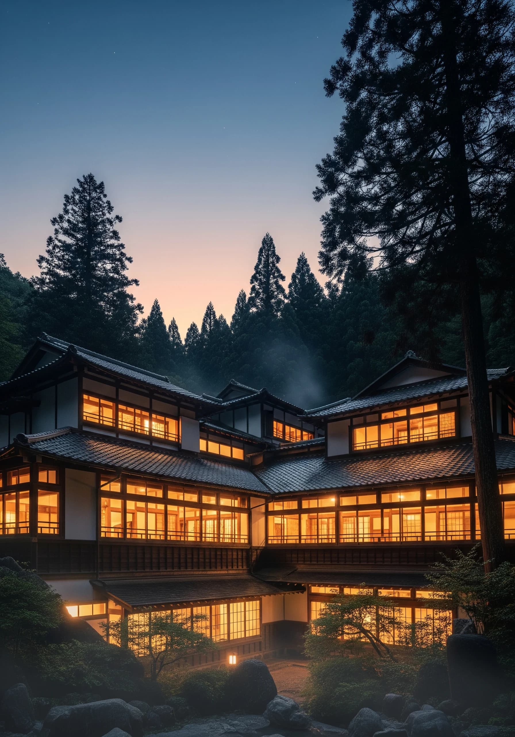 那智の山々に抱かれた森の宿